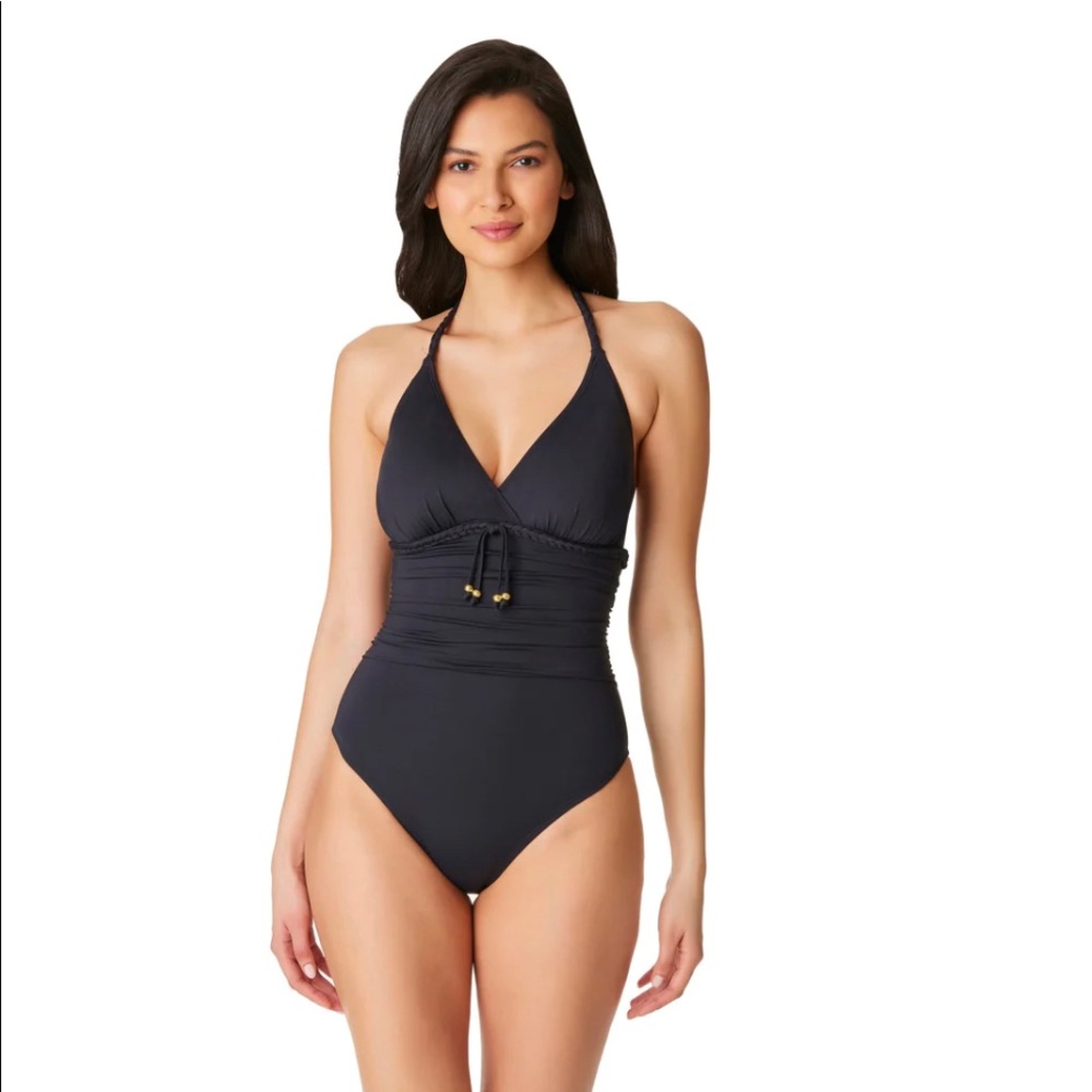 Bleu|Rod Beattie Empire One piece Black Swimsuit RBGS22201